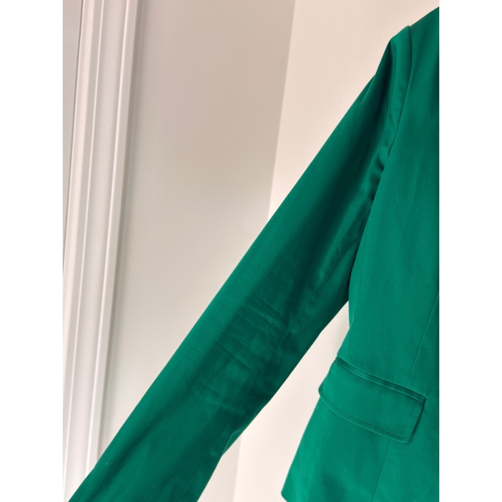 Banana Republic Green Blazer Women's Basic Office Work Career Business Size 8 - Picture 9 of 13